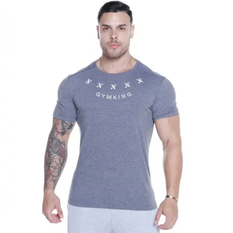 2019 New Men cotton T-shirt Joggers Sporting short sleeve Tees Shirt Male Gyms Fitness Bodybuilding Male CasuaTees Tops Clothing 2019 New Men cotton T-shirt Joggers Sporting short sleeve Tees Shirt Male Gyms Fitness Bodybuilding Male CasuaTees Tops Clothing