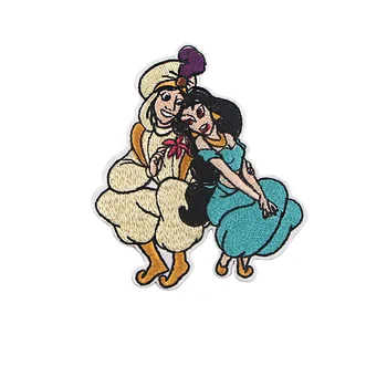 

20pcs/lot A3399 Patchfan Classscial Cartoon Couple Patch Applique Stickers Pour Sewing Shirt Clothing Badges Iron On T-shirt