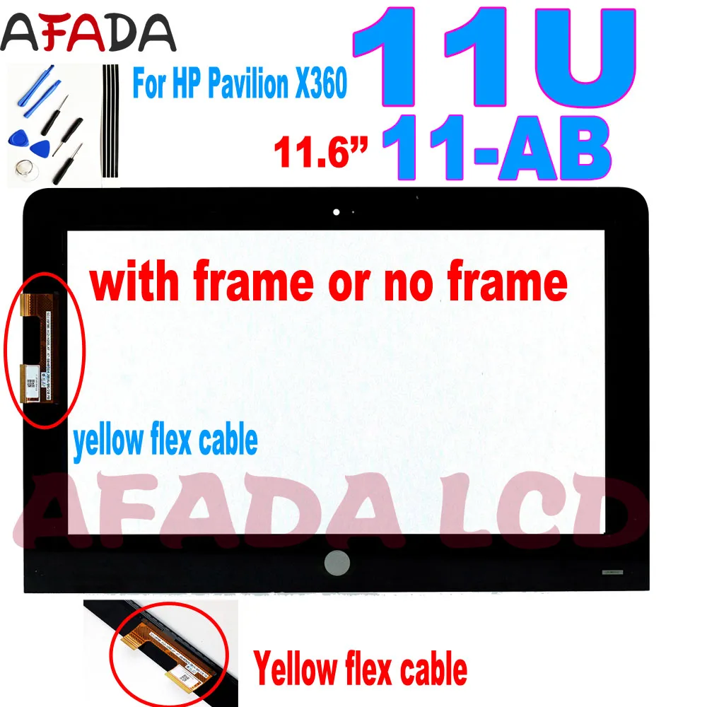 11 6 &quotдля HP Pavilion X360 11U 11-U 11-U054TU 11-ab сенсорный экран дигитайзер для сенсорная панель