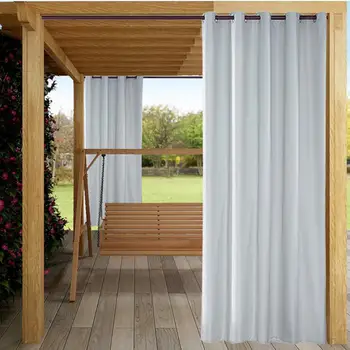 

Polyester Fiber 100% With Hook Blackout Curtains For Living Room Bedroom Solid Color Thick Drapes For Home Garden Sun Protection