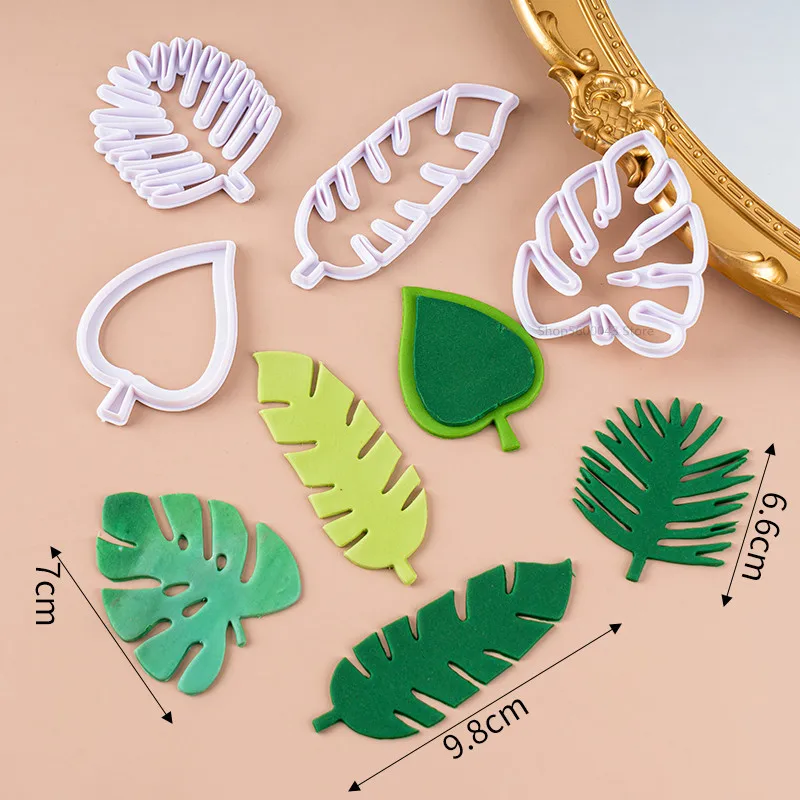 4pcs/set Leaf Mold Polymer Clay Tools