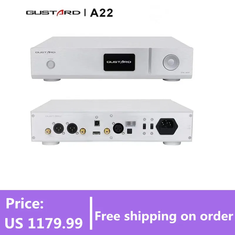 Встроенный сбалансированный декодер GUSTARD DAC-A22 DAC Dual AK4499 XMOS | Электроника
