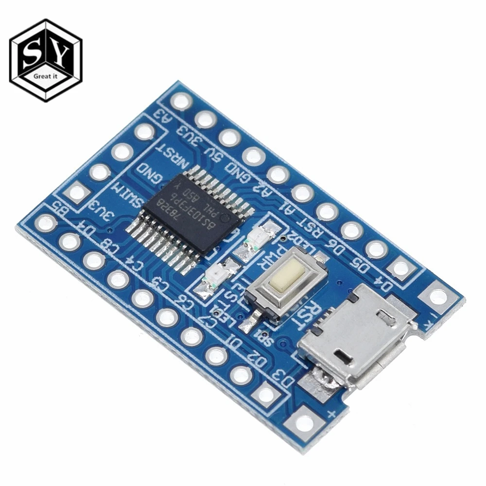 1 шт. системная плата STM8S103F3P6 STM8S STM8|board inverter|board copperboard configuration |
