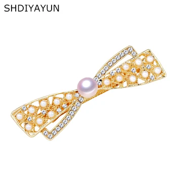 

SHDIYAYUN 2020 Pearl Beads Hair Clip for Woman Barrette Handmade Retro Beauty Freshwater Pearl Jewelry Hair Pin Dropshipping
