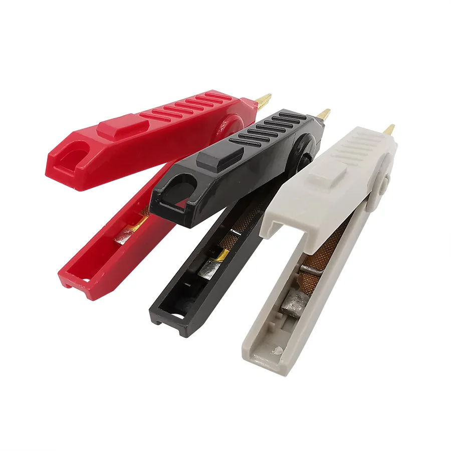 Alligator Clip Copper Gold Plated Crocodile Clamps LCR Test Clip 1Pcs 90mm