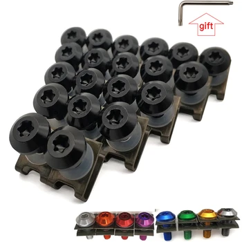 

For Yamaha XMAX250 VMAX v max VMAX 1700 1200 125 Motorcycle Fairing Aluminu hexagon socket Screws Clips Body Spring Bolt Kit