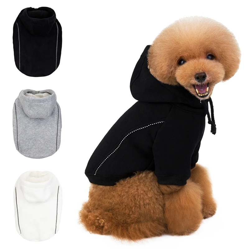Новая классическая зимняя теплая одежда для собак, худи для маленьких собак, одежда для чихуахуа, куртка для щенков