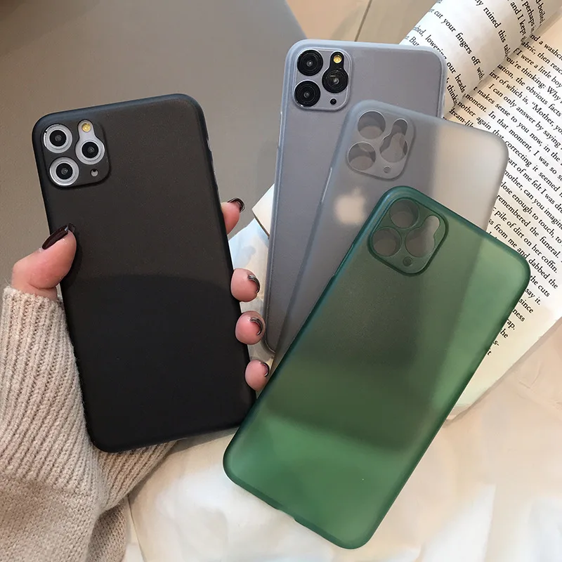 200Pcs/Lot 0.3MM Thin Frosted Soft PP Phone Cases