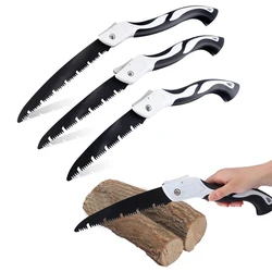 Mini dobrável poda viu bushcraft árvore ramo cortador de madeira de acampamento sk5 aço serra de corrente cortador de madeira ferramentas jardim