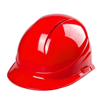 

Hard Hat Work Protective Helmet Adjustable Helmet with Stripe Construction Site Insulation Helmet
