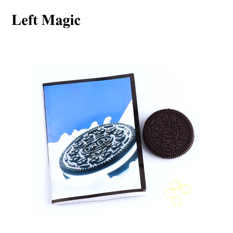 Печенье битт Восстановленное Печенье Oreo с откушенным краем печенье крупным планом иллюзорные трюки принадлежности иллюзиониста Juegos de magia Забавные игрушки E3054