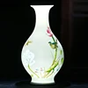 Jingdezhen Ceramic Thin Bodied Lotus Vase Flower Arrangement Chinese Style Living Room Decoration Craft Ornament 2