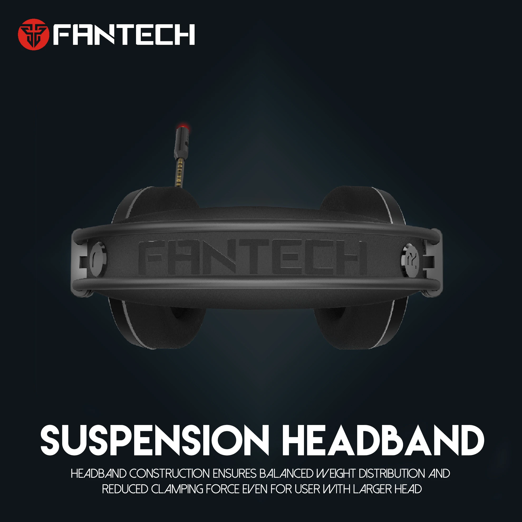 Fantech HG23 USB 7,1 Виртуальная объемная звуковая игровая гарнитура наушники с микрофоном стерео Бас Вибрация для ПК PS4 геймера