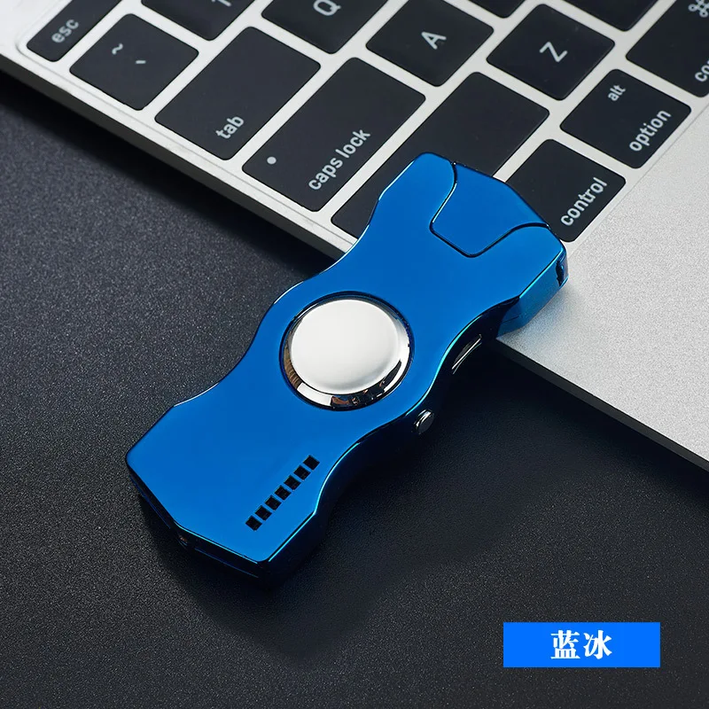 Adult Decompression Toys Luminous Metal Fidget Spiner Hand Spinner Top Spinners Stress USB Charging Lighters Fingertip 1 Adult Decompression Toys Luminous Metal Fidget Spiner Hand Spinner Top Spinners Stress USB Charging Lighters Fingertip 5