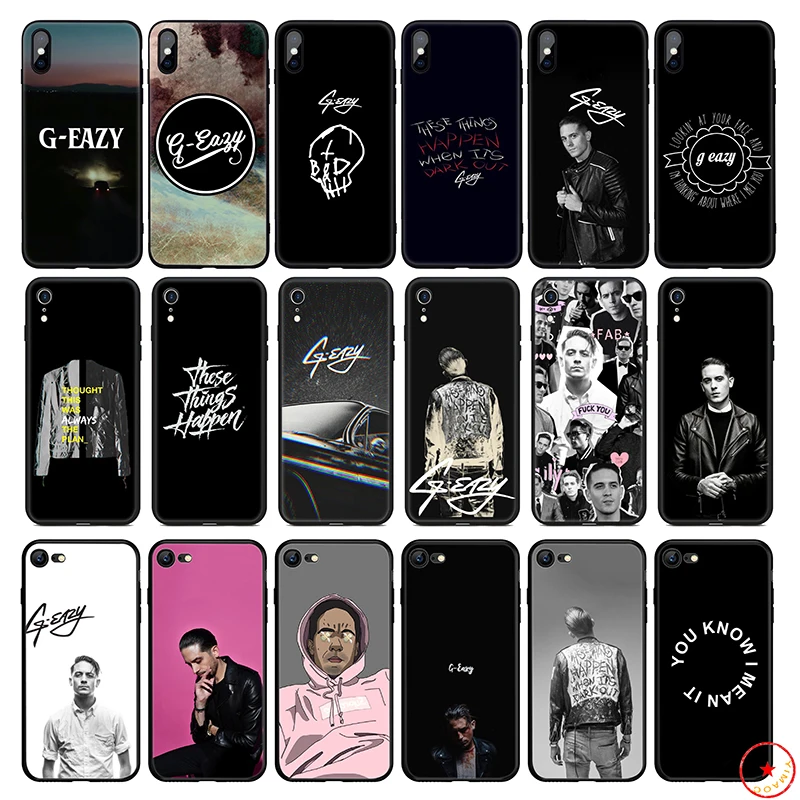 Мягкий силиконовый чехол G-Eazy Geazy для телефона iPhone 11 Pro Xs Max X или 10 8 7 6S Plus 5 5S SE Xr 6 7Plus |