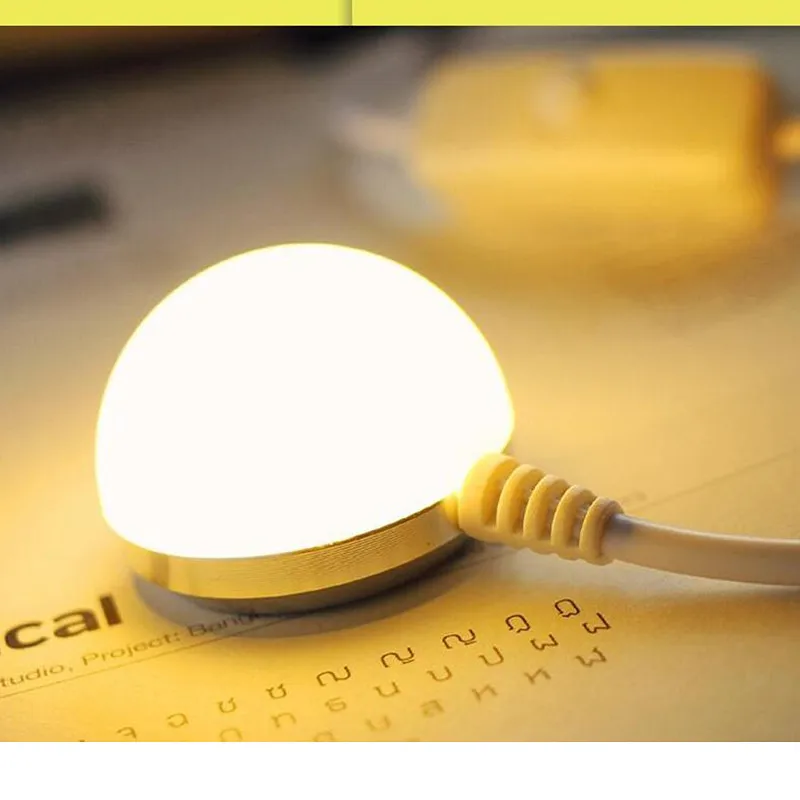 2W USB Mini Blub Night Reading Lights USB DC5V Magnet Lamp With Magnetic adhesive For Desk Cabinet Cabinet Wall Energy saving led light desk lamp night light led desk lamp book light mini night light mini led light
