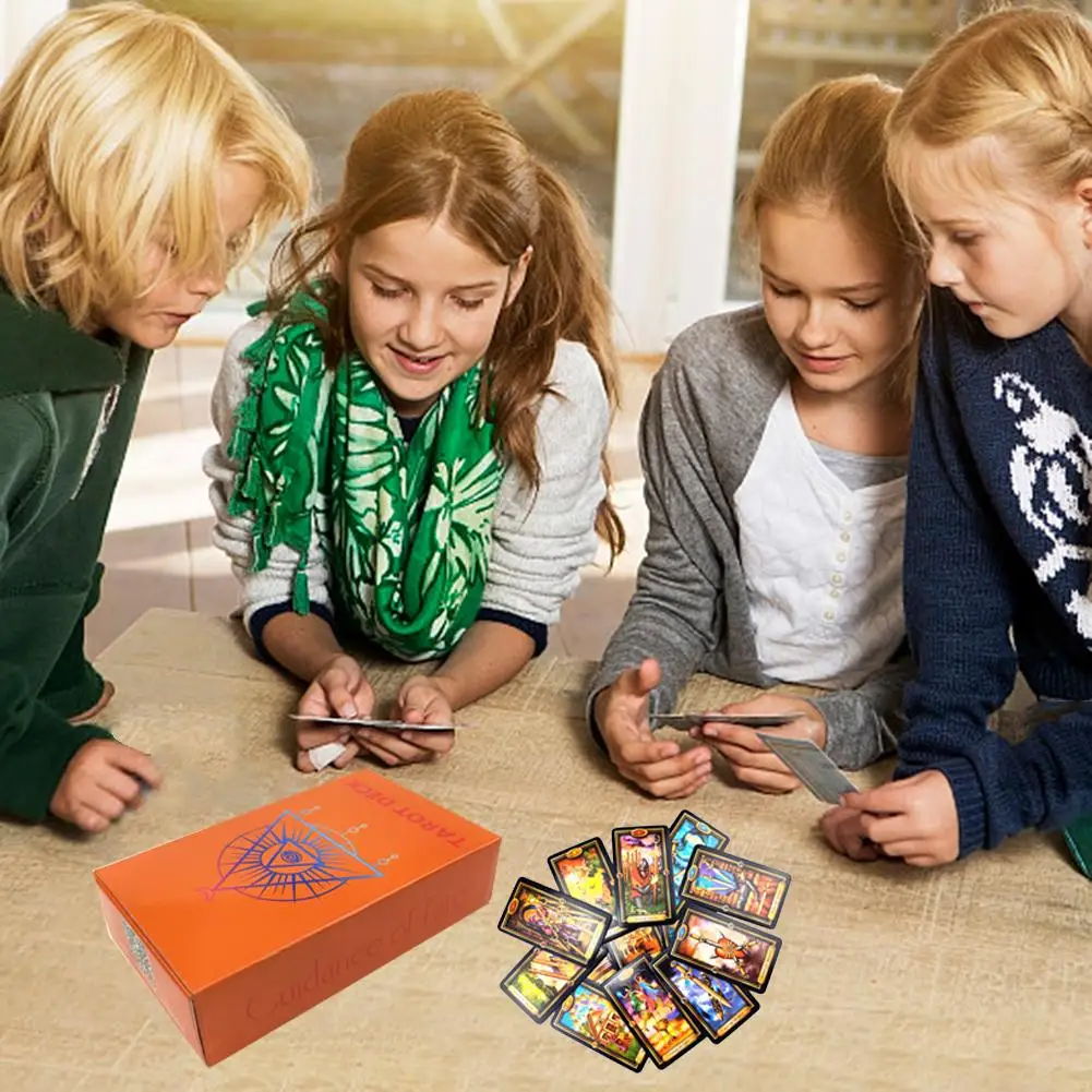 78 шт. легко карт Таро красивый комплект английская карточная колода настольные игры колода Таро для семейных вечерние игровые карты