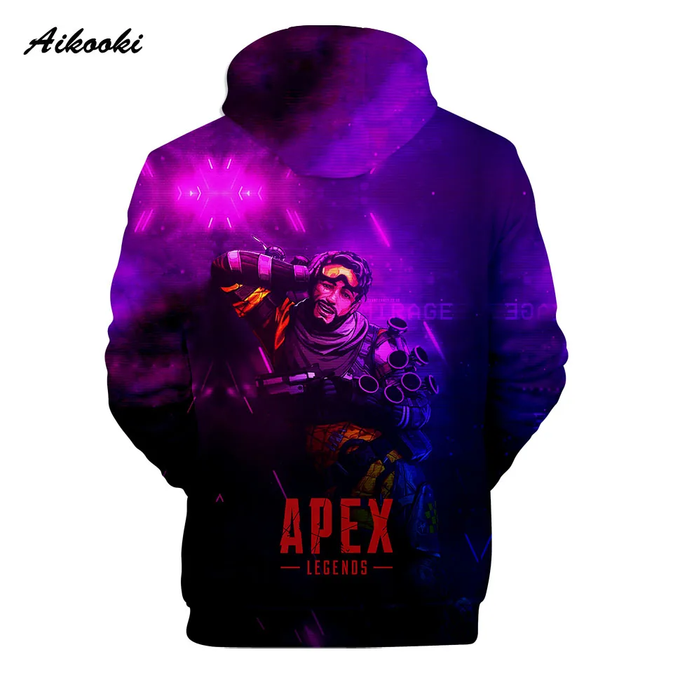 Apex толстовки мужские/женские 3D игры Harajuku толстовки Apex легенды с капюшоном загрязнители Забавный дизайн куртки топы 100-4XL