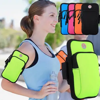 

Sports Armband Bag Nylon Pockets Riding Arm Package Arm Band Mountaineering Running Phone Case Bag Workout Outdoor Gym