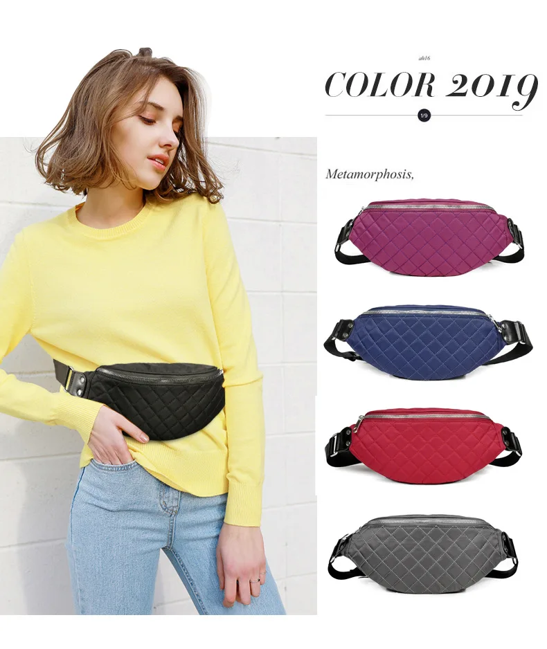 

2019 New Style Women's Fashion Wallet Lightweight Waterproof Nylon Bag Outdoor Shoulder Oblique Wallet