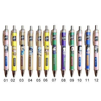 

1Pc Japanese Anime Demon Slayer Ballpoint Pen Writing Learning Supplies Stationery School Office Supply Gift