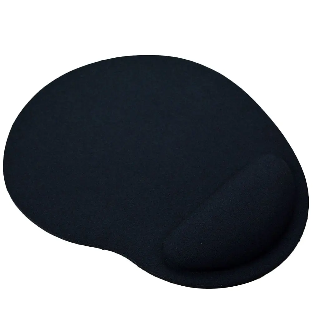 Black Коврик для мыши с защитой запястья для компьютера, ноутбука, ноутбука, клавиатуры, коврик для мыши, комфортная поддержка запястья для игровых мышей, коврик EVA - Цвет: Black