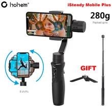 Estabilizador portátil de 3 eixos para iphone 12 pro max 11 xs xr x 8p samsung s20 s10 s9 s8