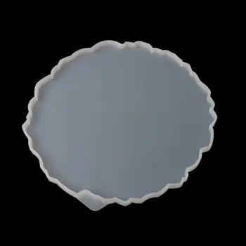 

3Pcs Big Rectangle Round Plate Resin Mold Oversized Fruit Disc Tray Resin Mold N58F