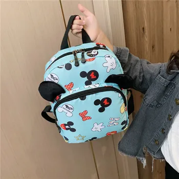 

Children Bag Cute Cartoon Mickey Minnie Kids Bags Kindergarten Preschool Backpack For Boys Girls Baby School Bags 3-6 Years Old