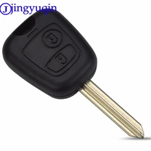 Jingyuqin 2 أزرار البعيد مفتاح السيارة قذيفة حافظة فوب غطاء لبيجو شريك خبير الملاكم SX9 لسيتروين C-Elysee