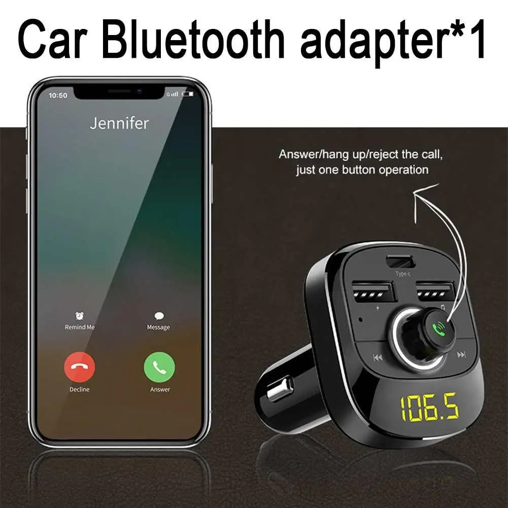 Автомобильный MP3-плеер громкой связи беспроводной Bluetooth fm-передатчик lcd MP3-плеер двойной USB зарядное устройство 3.1A Автомобильная электронная сигарета зажигалка