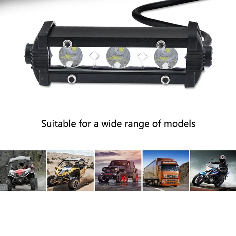 

3 LED 9W Universal Driving Fog Off Road LED Work Car Light Car led beamsWork Light Bar Spotlight Flood Lamp