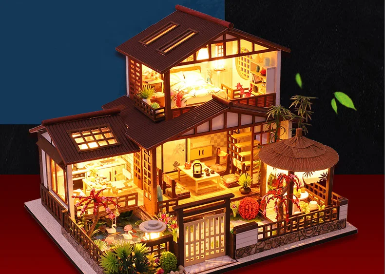 Bungalow Slow Time DIY 3D Wooden Dollhouse