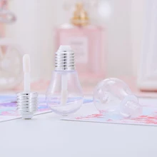 

5pcs/lot 9ml Light Bulb Lip Glaze Tube Lip Gloss Bottle Lipgloss Tube Refillable Container Empty Makeup DIY Lip Glaze Tube