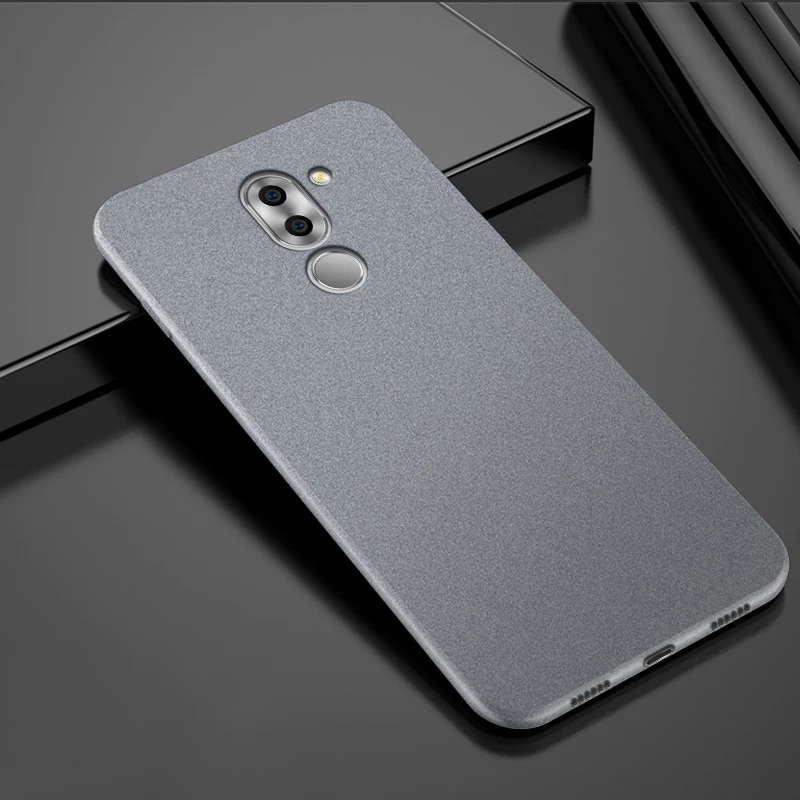 Чехол upaitou для huawei Honor 6X 5X GR5 8X Max 8S 8A 10 Lite 10i 20 Pro Чехол с защитой от отпечатков пальцев мягкий матовый Ультратонкий чехол - Цвет: Серый