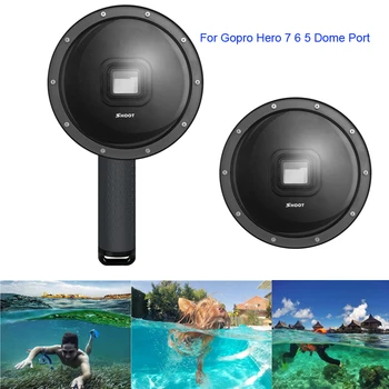 

30M Underwater Housing For Gopro Hero 7 6 5 Dome Port Cover Waterproof Diving Case Water Sports Action Camera Fisheye Lens Float