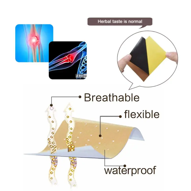 8 шт./пакет обезболивающее китайское травяное растение экстракт колена ревматоидные Пластыри для лечения артрита массажер для тела