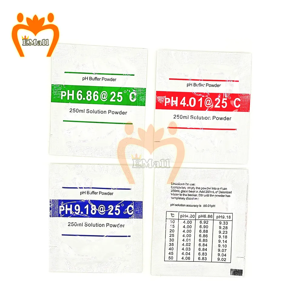 15pcs/Lot PH Buffer Powder Measure Calibration Solution ph4.00/ 6.86 /9.18 Calibration Point For PH Test Meter 3