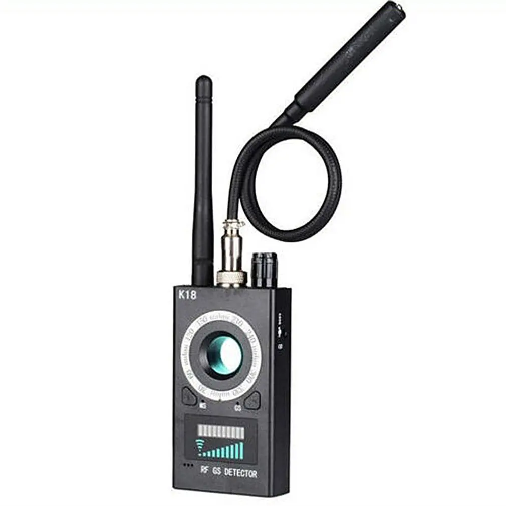 1MHz-6.5GHz K18 Multi-function Anti-spy Detector Camera GSM Audio Bug Finder GPS Signal Lens RF Tracker Detect Wireless Products
