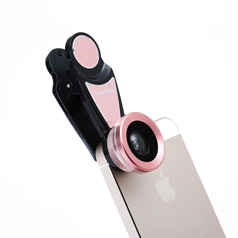 

Wide Angle Mobile Phone Camera Lens Fish Eye Macro Lens for Iphone 7 8 Plus X Universal 3 In 1 Smartphone Fisheye Lens Cover