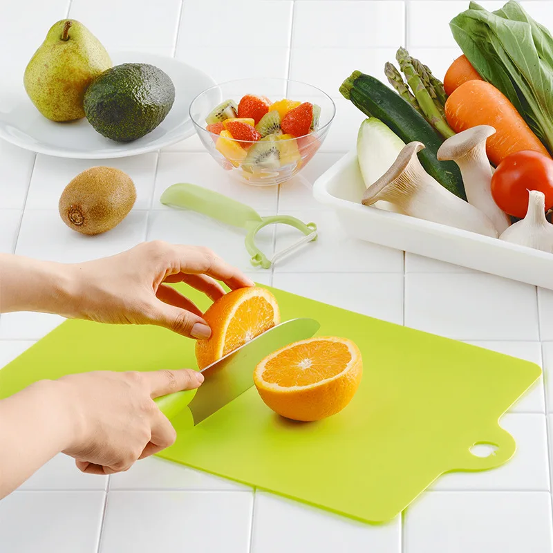 Kitchen Flexible Cutting Board Chopping Board Thin Soft Classification Cutting  Board Can Hang Fruit Cutting Board