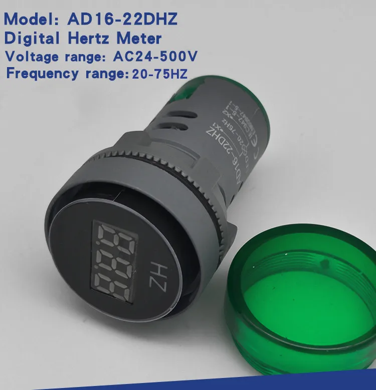 22MM AD16-22DSV type AC DC5-500V Mini Voltage Meter LED Digital Display Voltmeter Indicator Light Lamp Ammeter Hertz frequency