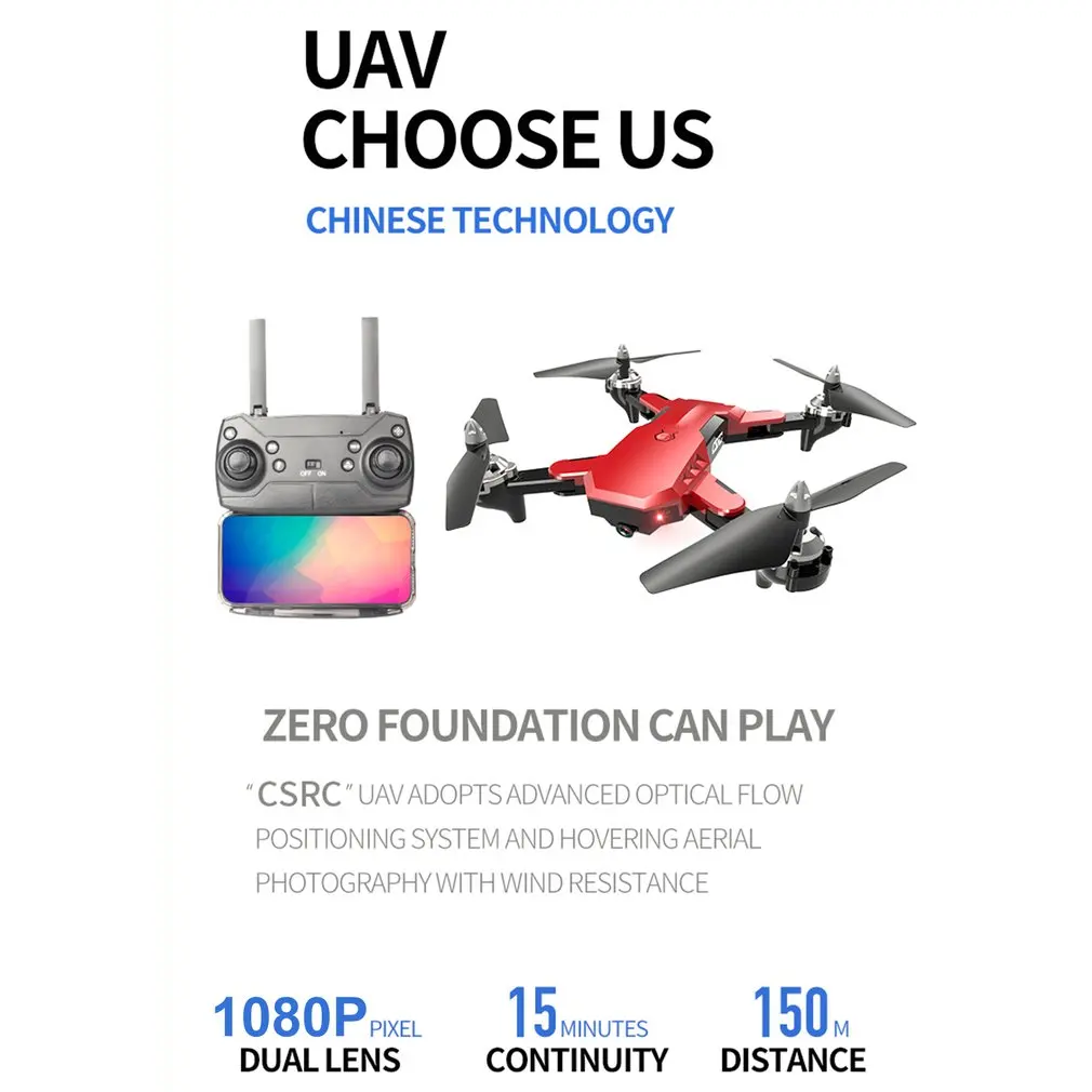 CS-7 gps 2,4G складной Радиоуправляемый Дрон Безголовый режим с 1080P WiFi камерой самолет Радиоуправляемый вертолет игрушки с дистанционным управлением