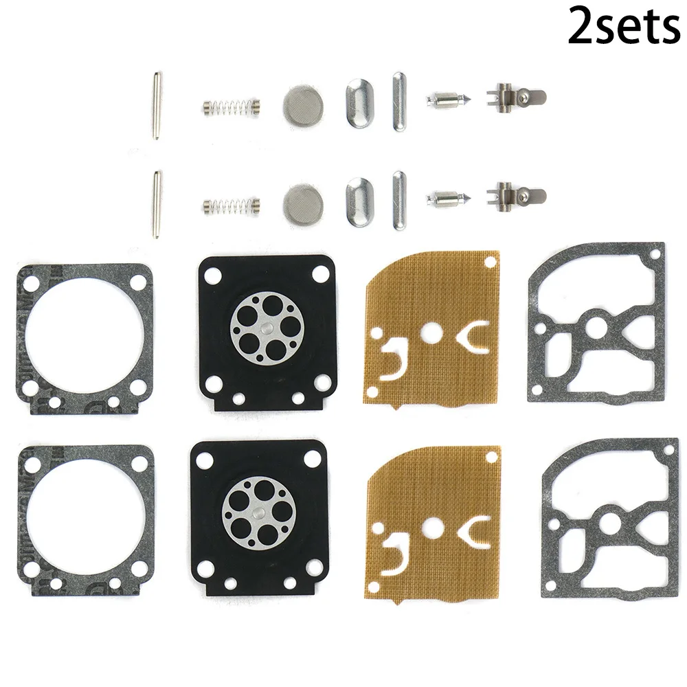 2 Sets carburador Kit de diafragma para Zama C1Q-S43 C1Q-S57A para Stihl 017 018 021 023 025 MS170 MS180 210, 230 de 250 motosierra partes