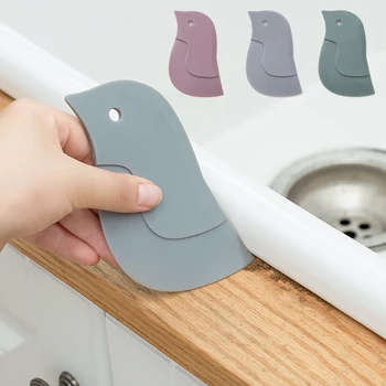 

Nordic Scraper Cute Penguin Style Soft Scraper Kitchen Multi-functional Scraper Oil-baking Tool Squeegee Random Color