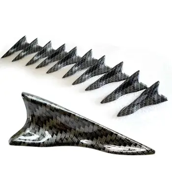 

10PCS Shark Fin Diffuser Vortex Generator For Car Wing Roof Spoiler Bumper