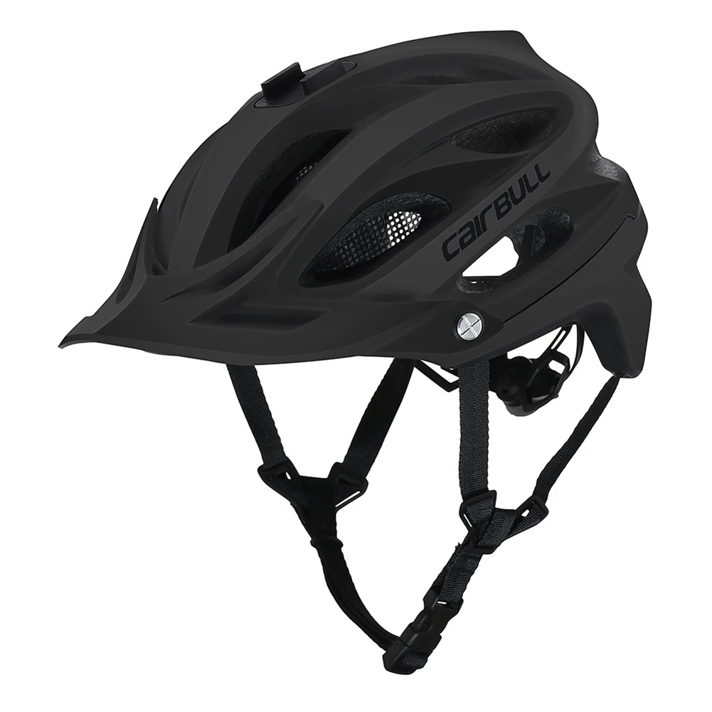 Cairbull AllSet, велосипедный шлем для женщин и мужчин, велосипедный MTB, велосипедный, безопасный, в форме, шлем с креплением для камеры, безопасный, для спорта на открытом воздухе - Цвет: Черный