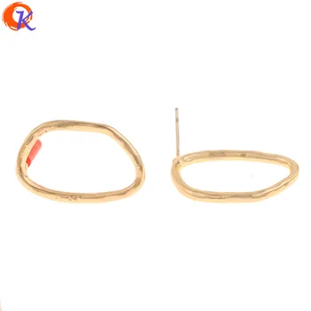 

Cordial Design 100Pcs 16*24MM Jewelry Accessories/Earrings Stud/DIY Making/Geometry Ring Shape/Hand Made/Earring Findings