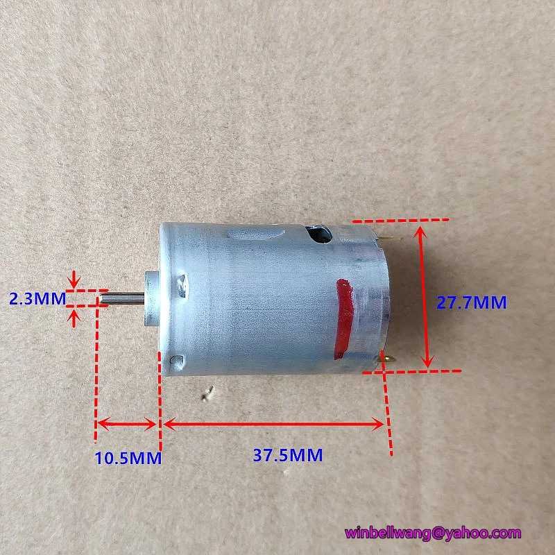Абсолютно новые и оригинальные Mabuchi 380 мотор RS 380SH 10500 DC24V 4800 об/мин 30mA ~|mabuchi motor|380