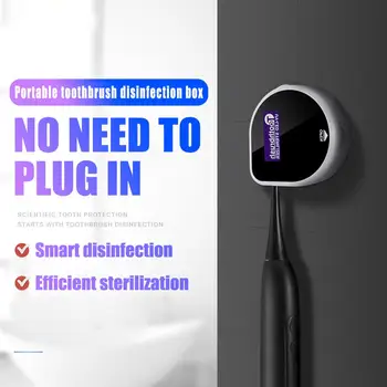

UV-C Toothbrush Sterilizer Uv Sanitizer Fashion Sterilizer Toothbrush Disinfection Holder Portable